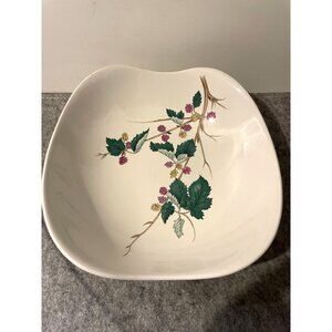 Hallcraft By Eva Zeisel Abstract Shape Bowl Mulberry Design 9 x 9  # 2018